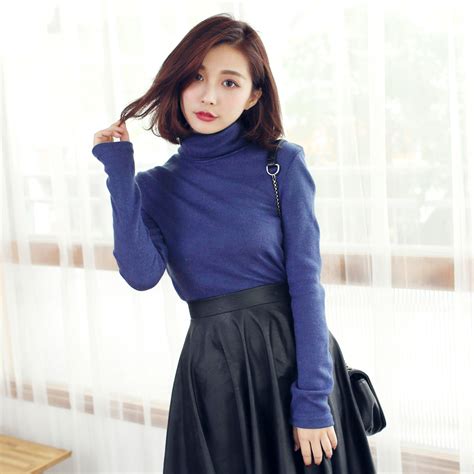 tokyo fashion womens long sleeve turtleneck top japanese korean fashion ebay