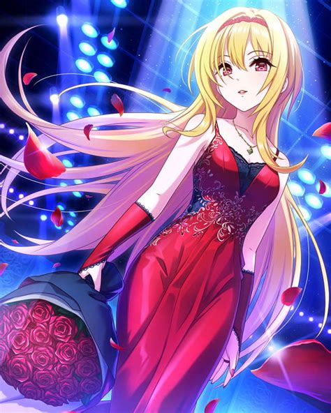 kurosaki chitose idolmaster idolmaster cinderella girls official art tagme 1girl blonde