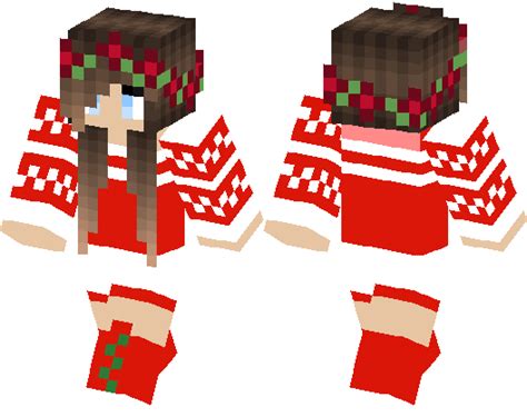 Christmas Girl Minecraft Skin Minecraft Hub