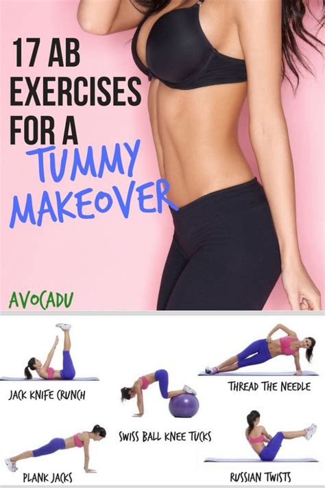 Ab Exercises For A Tummy Makeover Avocadu