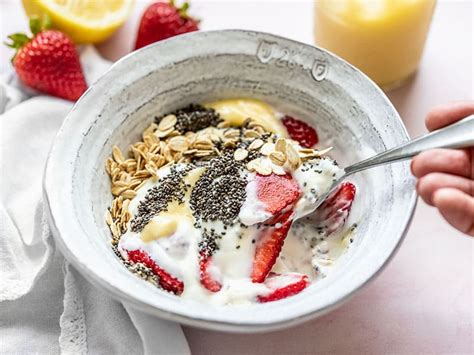 Lemon Berry Yogurt Breakfast Bowls Budget Bytes
