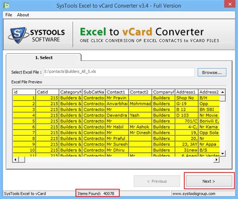 Excel To Vcard Converter Best Tool To Import Xls To Vcf Format