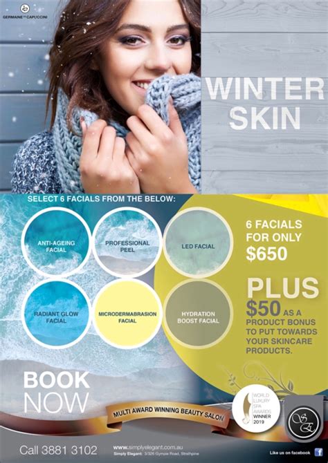 New Winter Skin Program Simply Elegant Beauty Salon Centre Strathpine