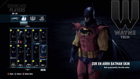 Below you can see what's. Batman Arkham Knight All Skins! - YouTube