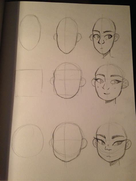 How To Draw A Face Shape Step By Step