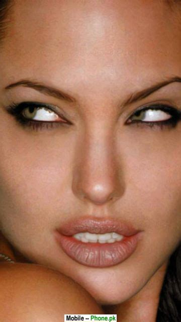 Angelina Jolie Eye Makeup Wallpapers Mobile Pics