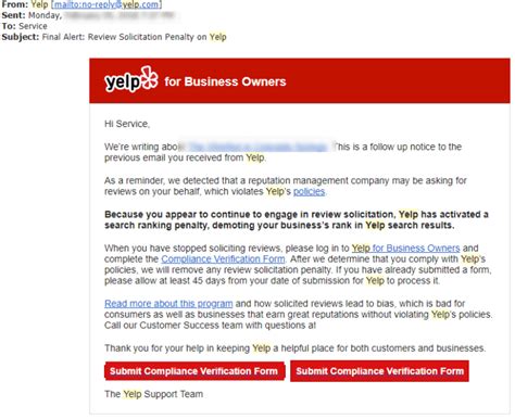 How Does Yelps Review Solicitation Penalty Work