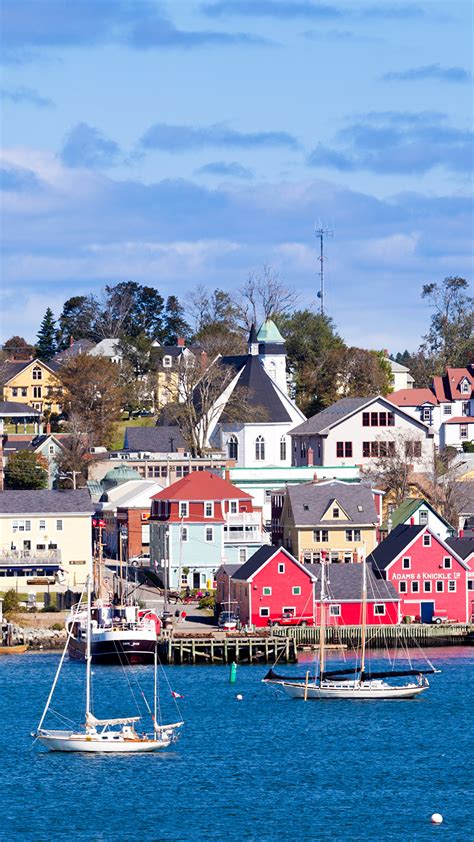 Image Canada Lunenburg Harbor Nova Scotia Berth Yacht 1080x1920