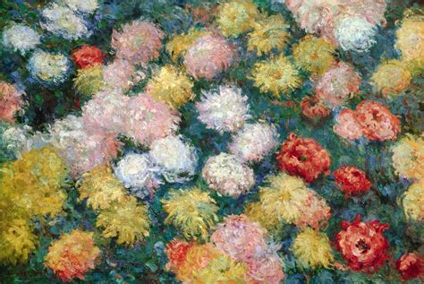 Chrysanthemums Claude Monet Als Reproductie Kunstdruk Of Als