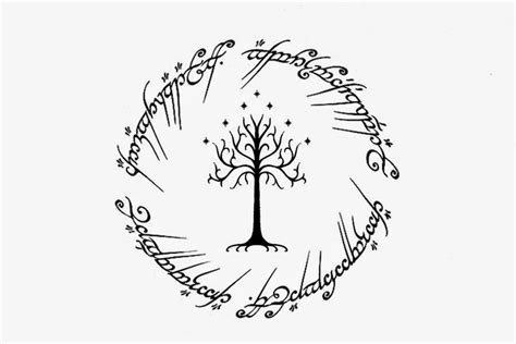 Lord Of The Rings Tattoo Tree