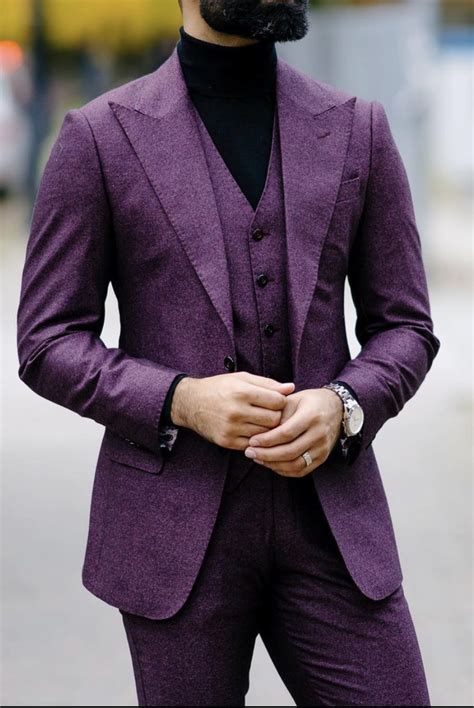 How To Wear A Purple Suit Dresses Images 2022