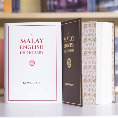 It includes a set of language tools to facilitate your translation job: A Malay-English Dictionary by RJ Wilkinson