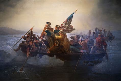 George Washington Crossing Delaware River 1851 Emanuel Leutze Oil