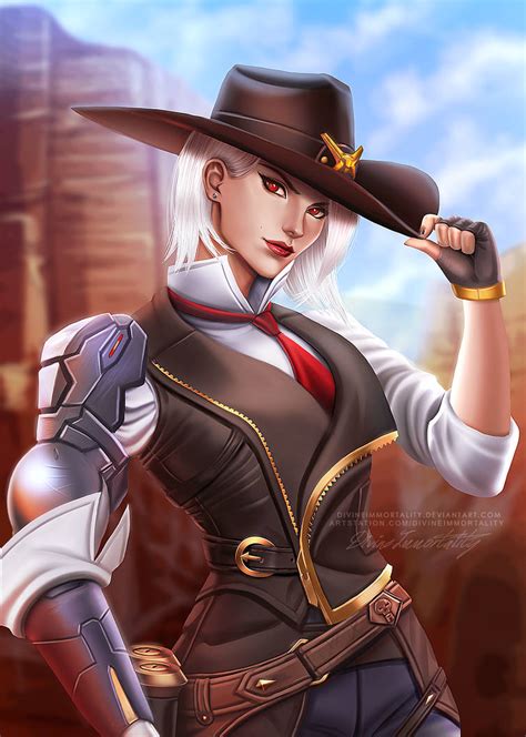 Ashe Overwatch By Divineimmortality On Deviantart