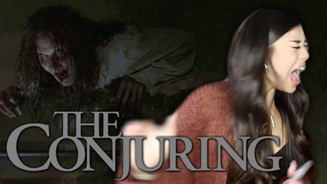 girl who s scared of everything watches the conjuring youtube