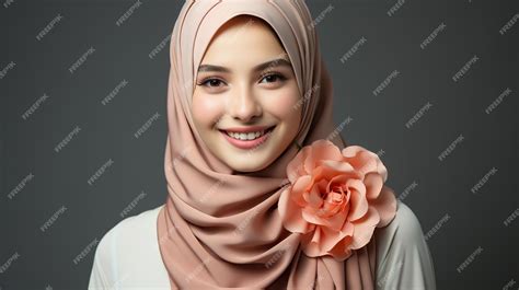 Premium Ai Image Hijab Vector Body Care Hijab Hijab Model Asian Hijab Model Fashionable Hijab