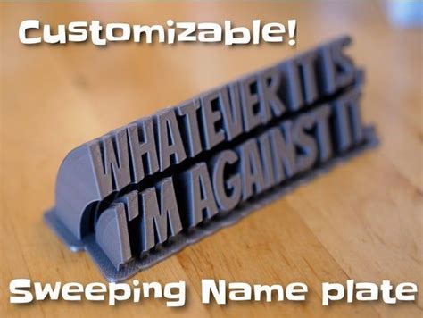 Etsyme2iozma0 Name Plate Prints 3d Printer