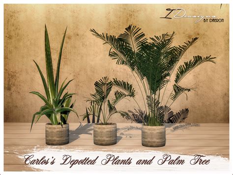 Sims 4 leaning palm tree. 3T4 Carlos's Depotted plants and Palm Tree | Sims, Sims 4 cc meubles, Sims 4 contenu personnalisé