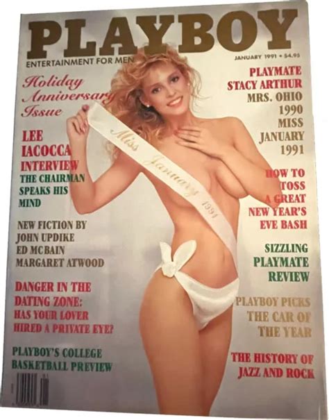 Playboy January Stacy Arthur Playmate Review Holiday Issue