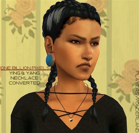 Yin And Yang Necklace Converted At Pws Creations Sims 4 Updates