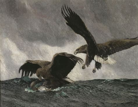 Sea Eagles By Bruno Liljefors 1897 Nationalmuseum Sweden