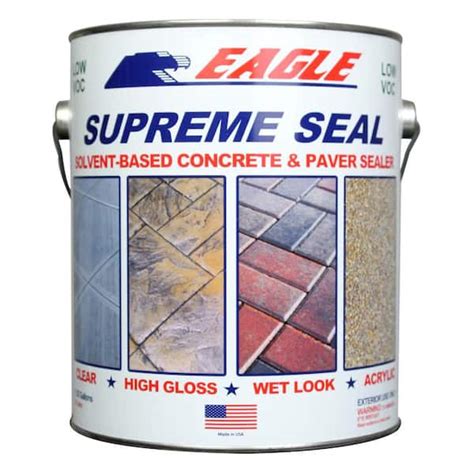 Eagle Supreme Seal 1 Gal Low Voc High Gloss Solvent Based Concrete