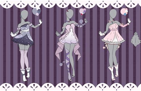 Outfit Adopt Set 6closed By Scarlett Knight On Deviantart