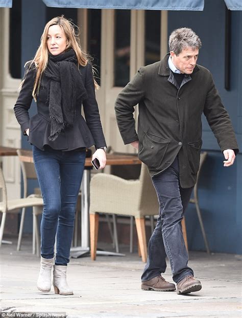 Hugh Grant Spotted Viewing Properties With Girlfriend Anna Eberstein