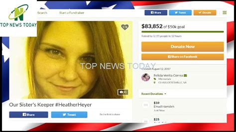 Heather Heyer Identified As Woman Killed At Charlottesville Protest Youtube