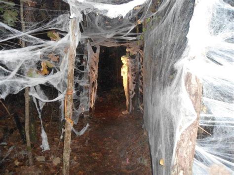 Spider Web Tunnel With Surprise At The End Halloween Web Haunted