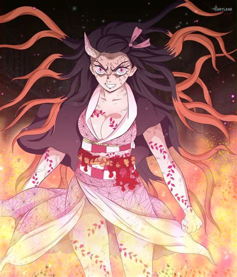 Demon Nezuko By Jartless On Deviantart Anime Demon Anime Character