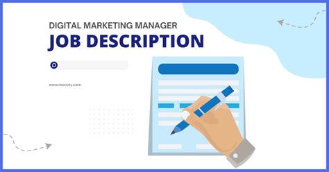 Digital Marketing Manager Job Description Template Recooty Blog