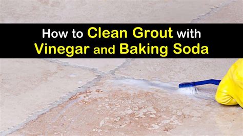 A grout brush is a thin brush that is designed to easily remove the dirt from between tiles. How to Clean Grout with Vinegar and Baking Soda