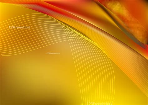 Abstract Red And Gold Background