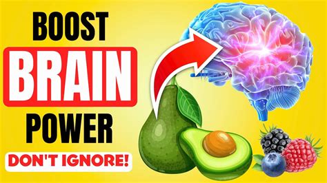 8 Best Foods To Boost Brain Power Boost Your Brain Health Now Youtube