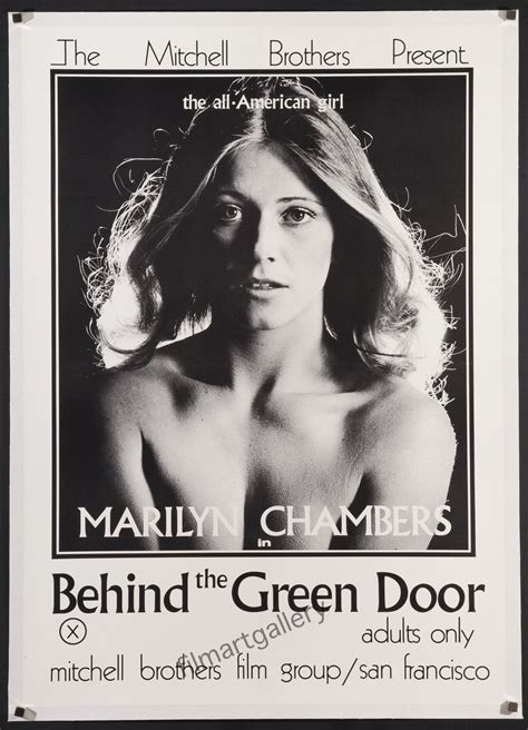 behind the green door vintage movie poster