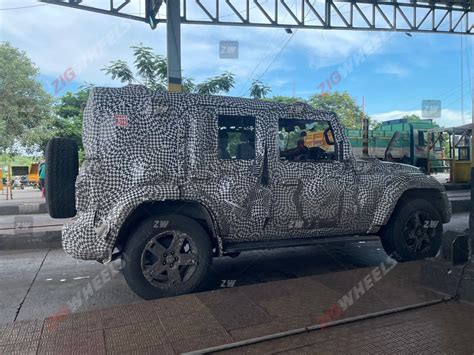 Mahindra Thar 5 Door Spotted Testing Once Again Reveals New Design