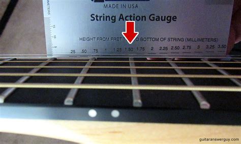 How To Measure String Height On An Acoustic Guitar Mozart Project