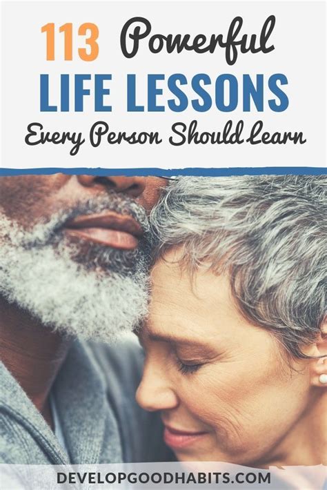 137 Powerful Life Lessons Everyone Should Learn Lessons Taught By
