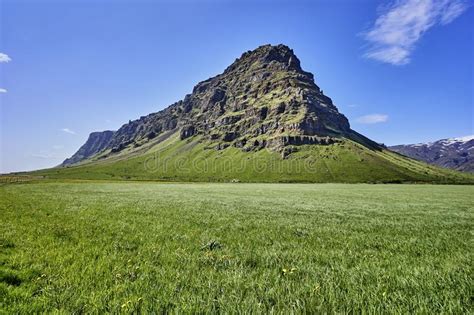 Beautiful Iceland Mountain Landscape Stock Photo Image Of Ocean