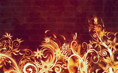 It appears in many worlds, but first appeared in world 1 (nsmb wii). Fire Flower Wallpaper - WallpaperSafari