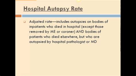 M7 Autopsy Rates Tutorial Video Youtube