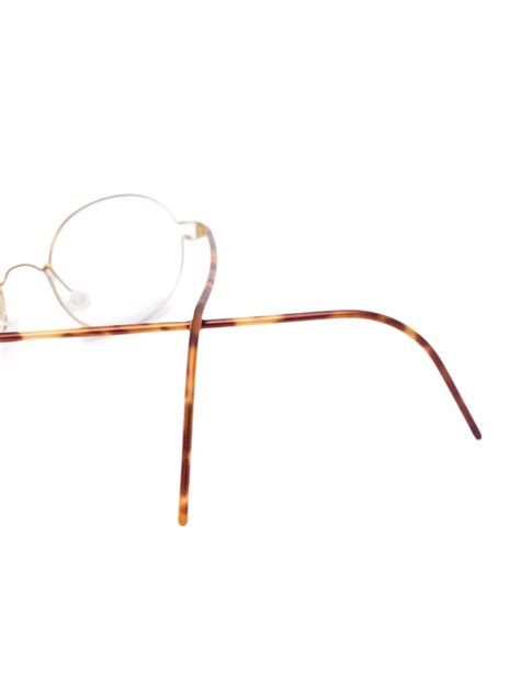 lindberg round frame glasses farfetch