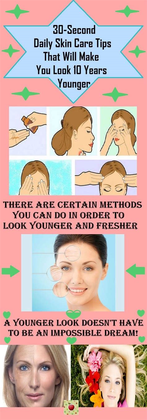 30 Second Daily Skin Care Tips That Will Make You Look 10 Years Younger
