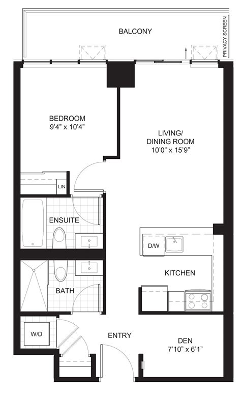 Featured Property 1 Bedroom Plus Den At The Paintbox Condos Regent