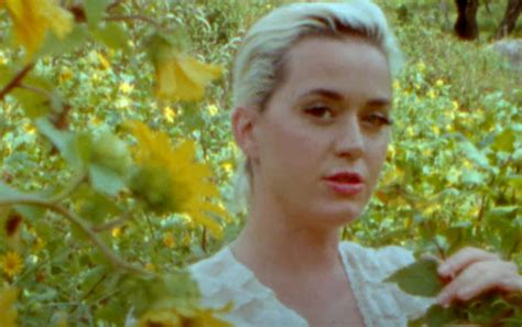 Pregnant Katy Perry Sets Herself Free By Stripping Naked In Daisies