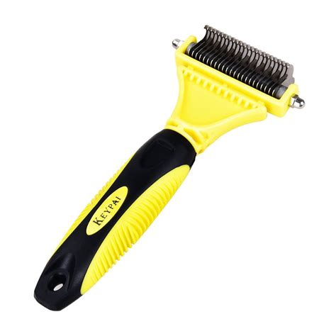 Keypai Professional Cat Dog Dematting Comb Grooming Rake De Shedding