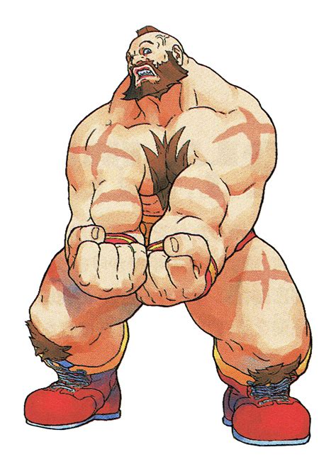 The Video Game Art Archive Zangief From Street Fighter Ex Plus Alpha