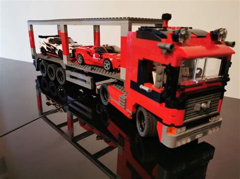 Lego Moc 30151 Semi Truck With Trailer Creator Model Traffic 2019