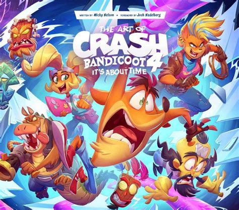 The Art Of Crash Bandicoot 4 Its About Time Hard Cover 1 Blizzard